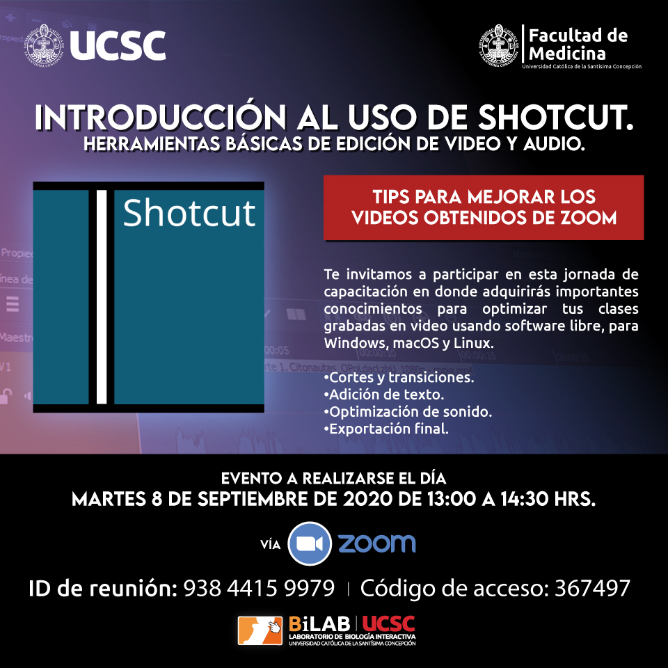 TALLER INTRODUCCION AL USO DE SHOTCUT - Oficina de Educación en ...